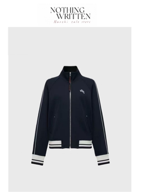【现货】Nothing Written Narchi藏青立领外套女拉链卫衣开衫上衣
