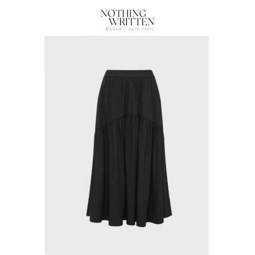 【现货】Nothing Written Narchi半裙女四面弹抽褶口袋A字半身裙