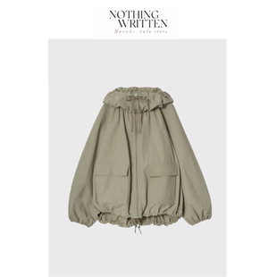 【现货】Nothing Written Narchi连帽工装机能风派克风衣春季新品