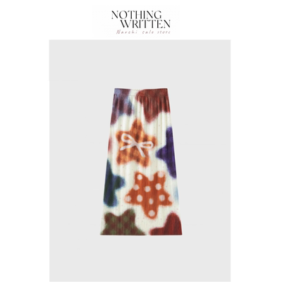 【现货】Nothing Written Narchi 20个花色！压褶半身裙A字中长裙