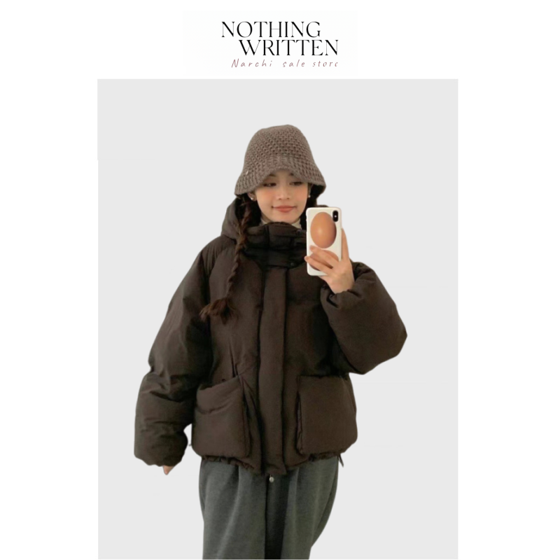 【现货】Nothing Written Narchi EGG韩国百搭加厚鹅绒羽绒服女