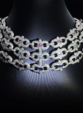 Mr.Bling16mm混镶星辉古巴链