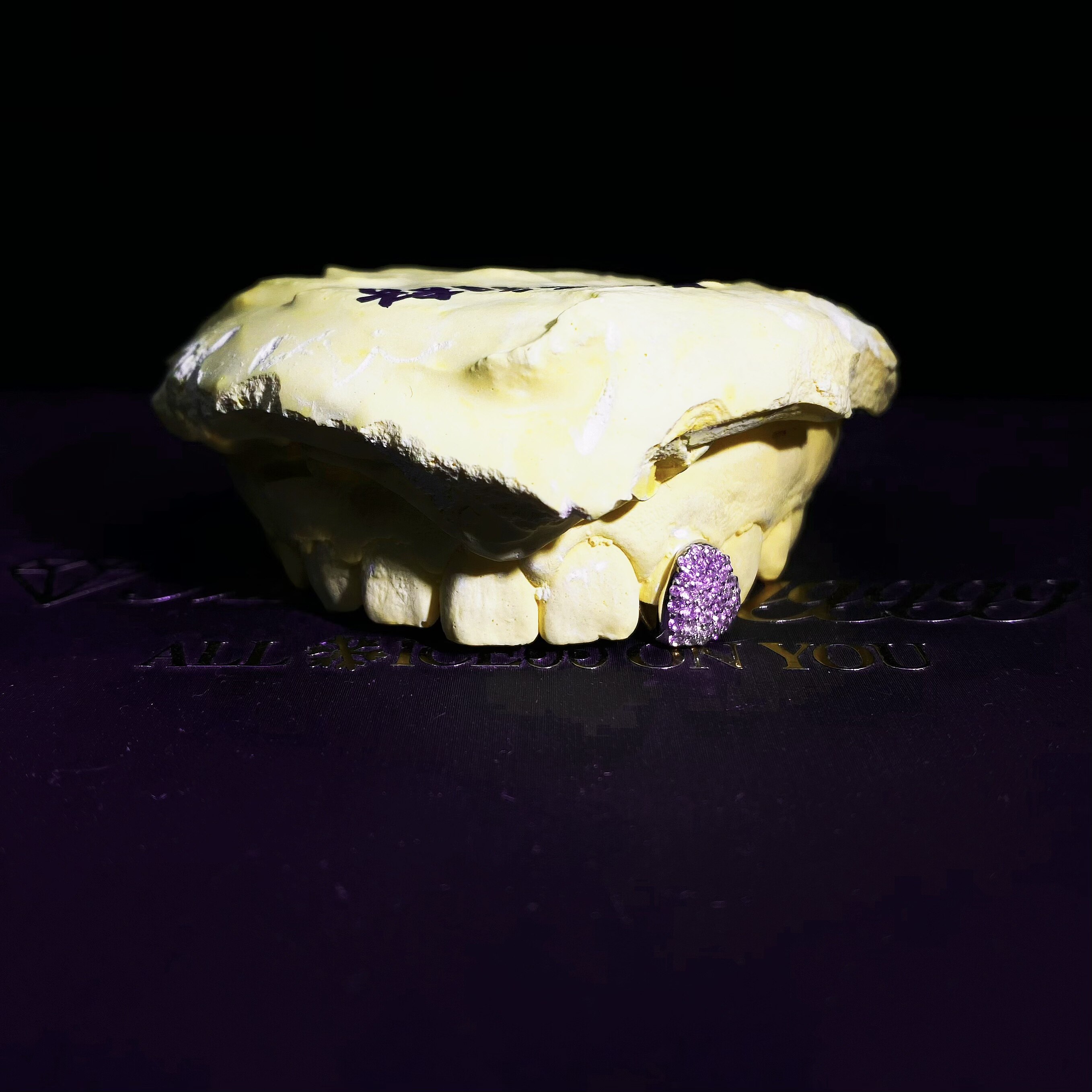 Mr.Bling定制满钻粉色单颗Grillz