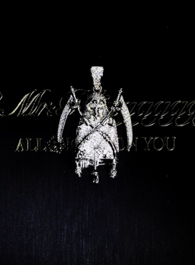 Mr.Bling珠宝死神镰刀说唱吊坠