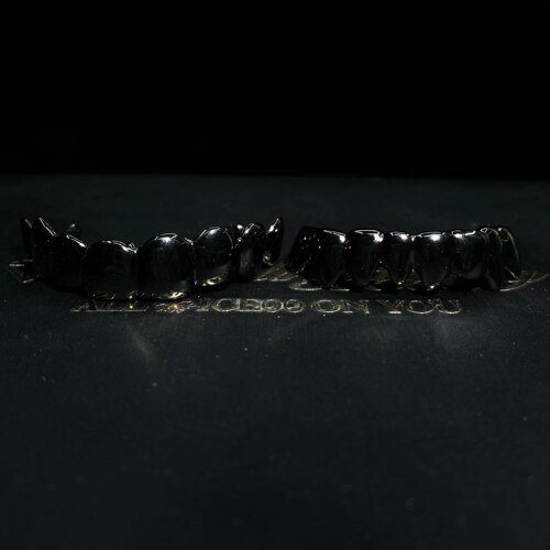 Mr.Bling辣妹上8下8纯黑色Grillz