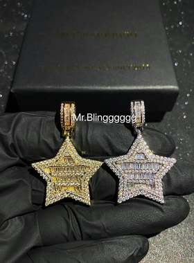 Mr.Bling混合镶嵌五角星吊坠