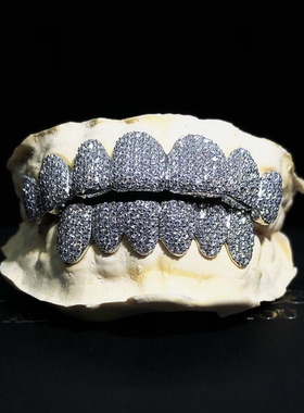 Mr.Bling定制上7下6字母KGrillz