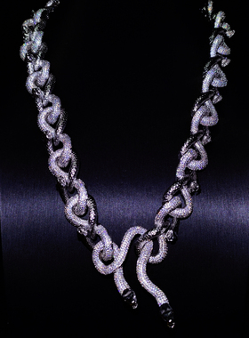 Mr.Bling蛇古巴Thugger同款项链