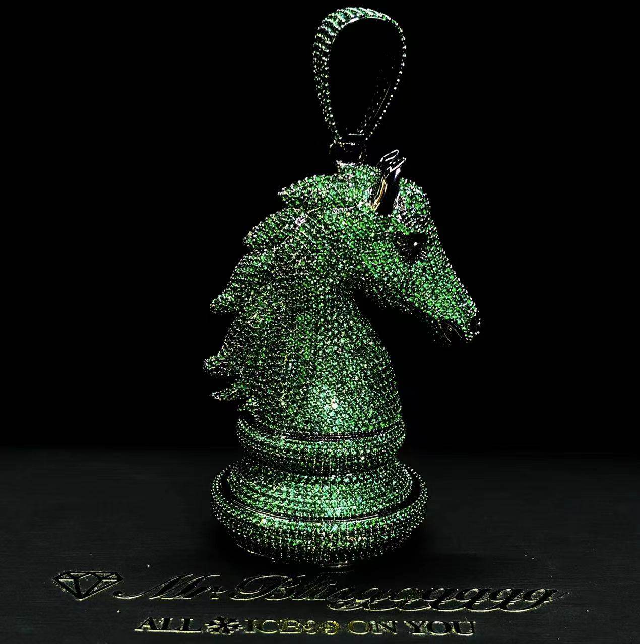 Mr.Bling私人定制马思唯马首吊坠