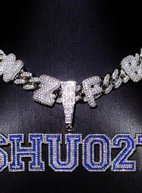 Mr.Bling私人定制字母拼接古巴链