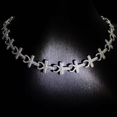 Mr.Bling欧文同款安卡十字架项链