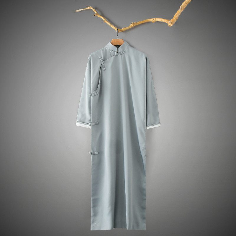 REPUBLIC OF CHINA STYLE CAFTAN MENS AND WOMENS CHINESE ROBES HORSE GOWNS PLUS-SIZE GROOMSMENS DRESSES ZHANG YUNLEIS CROSS TALK GOWNS PERFORMANCE COSTUMES