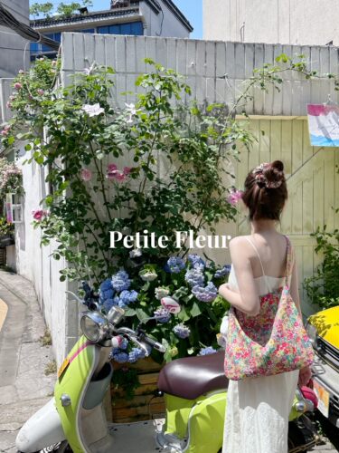 斜挎帆布袋PetiteFleur斜挎