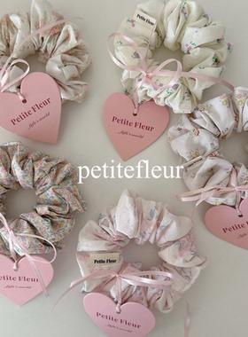 Petite Fleur原创设计 经典花花大肠圈发圈