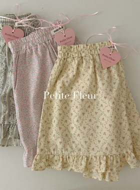 Petite Fleur原创设计 杜乐丽花园系列碎花小短裤