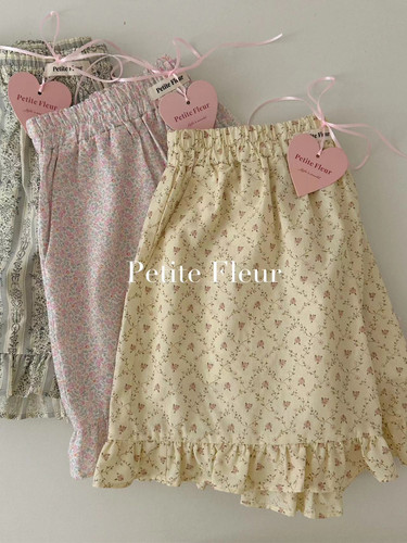 Petite Fleur原创设计 杜乐丽花园系列碎花小短裤