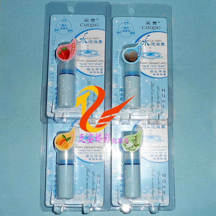 采青水悦滋养润唇膏 3.2g 防干裂保湿补水修复滋润无色男女护唇膏