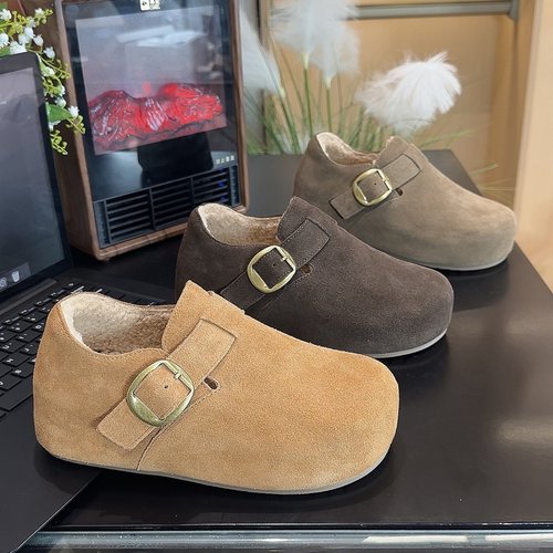 内增高冬季加绒勃肯鞋女2025新款