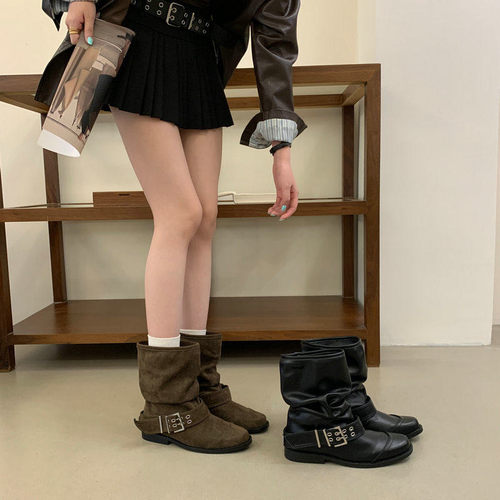 厚底马丁靴女2026秋季新款短靴
