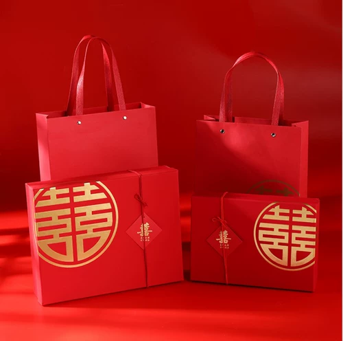 Подарочная коробка Douyin То же китайский большой красный Hi Свадебная коробка гандикап обложка титана Свадьба плавная знаменитость сахарная коробка