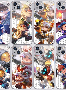 王者鲁班七号金属漆玻璃手机壳适用华为荣耀400苹果17promax小米15OPPOreno14一加ACE6/vivoiqoo13红米k90至