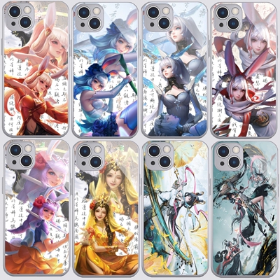 古风公孙离恨烟金属漆玻璃手机壳适用华为荣耀200王者PURA70祈雪灵祝MATE60pro畅享50麦芒20/nova12畅玩40plu