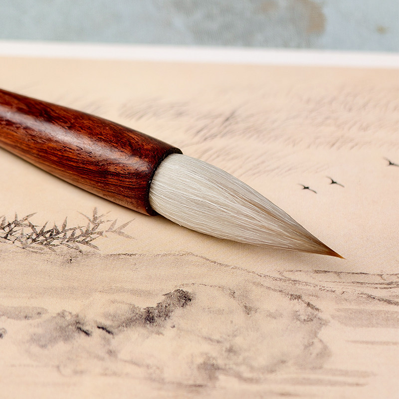 鹏誉轩【挥洒自如】狼羊兼毫毛笔套装初学者艺考生唐楷篆隶行草书,文具电教/文化用品/商务用品,毛笔,淘宝优惠券,粉丝福利购,淘宝优惠卷