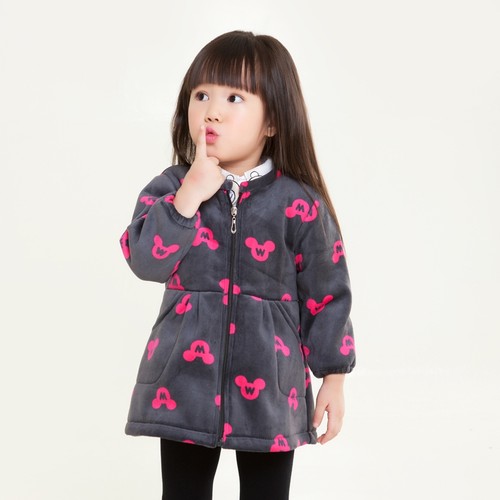 韩版公主风拉链女童套羽绒服罩衣