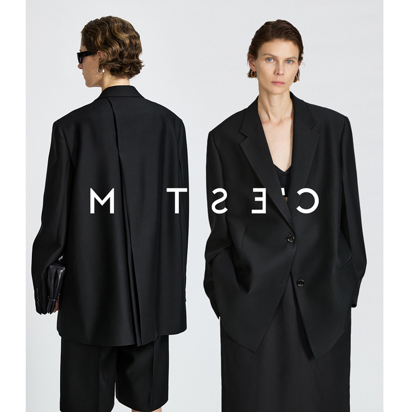 BTRS M丨意大利进口羊毛桑蚕丝静奢风后叠叉重磅53MM丝毛西装外套