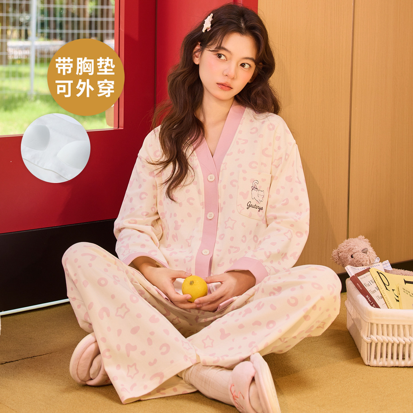 春秋夏冬季女士纯棉长袖和服开衫