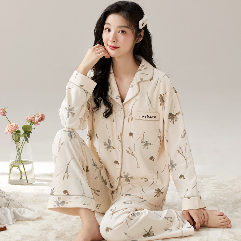 春秋季长袖睡衣套装开衫夏冬天家居服大码女士薄款韩版可外穿学生,女士内衣/男士内衣/家居服,睡衣/家居服套装,淘宝优惠券,粉丝福利购,淘宝优惠卷