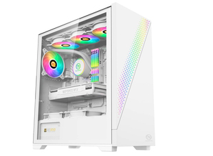 Thermaltake途腾TT电脑机箱K36白色侧透ARGB灯带360水冷ATX大板