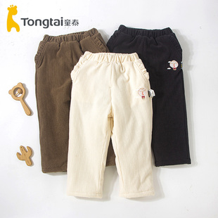 5岁外出休闲保暖薄棉裤 女宝宝1 子562 婴幼儿棉裤 童泰秋冬新款