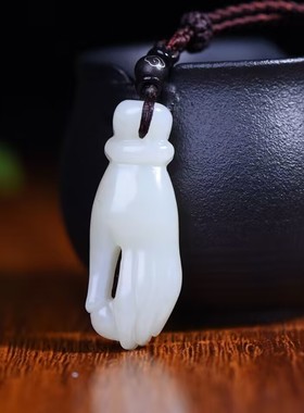 玉阅珠宝男女和田玉百搭吊坠