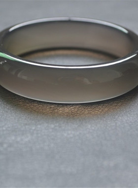 原色无烧巴西通透玉髓玛瑙手镯