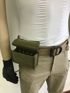 新款多功能战术MOLLE腰袋包 迷你子弹的弹药袋 10孔散弹袋CS影视