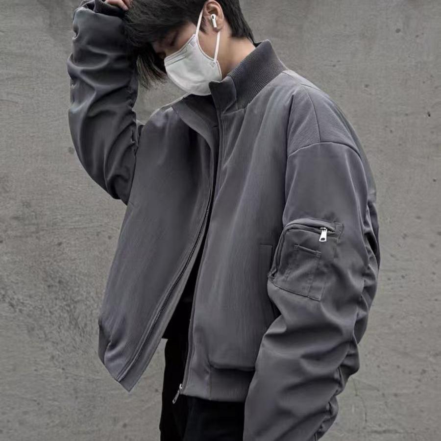 ma1飞行夹克棉服男款冬季加厚美式高街cleanfit廓形短款夹棉外套