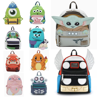 哈利波特 海贼王书包 亚当斯一家 美人鱼系列周边儿童背包双肩包