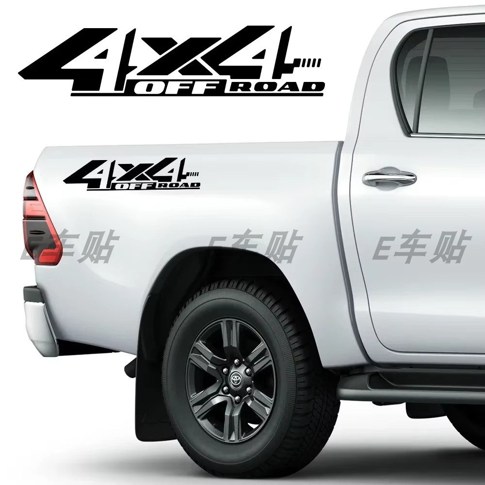通用款4X4 OFF ROAD汽车车贴个性装饰皮卡越野车身贴画拉花车头贴