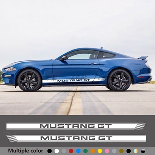改装 饰贴花 车门车贴拉花 车身装 适用于福特野马Mustang汽车贴纸