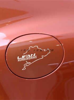 适用于力帆320汽车贴纸 迈威轩朗X80乐途X6050装饰油箱盖反光拉花