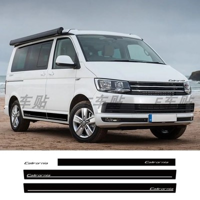 适用于大众VW加州California汽车拉花 装饰车身贴 侧裙防水车贴纸