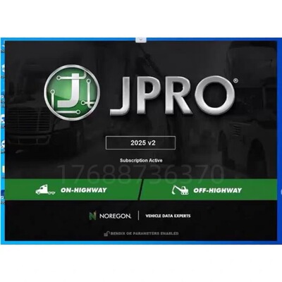 2025V3.1 Noregon DLA JPRO Diagnostics诊断检测仪软件重型卡车