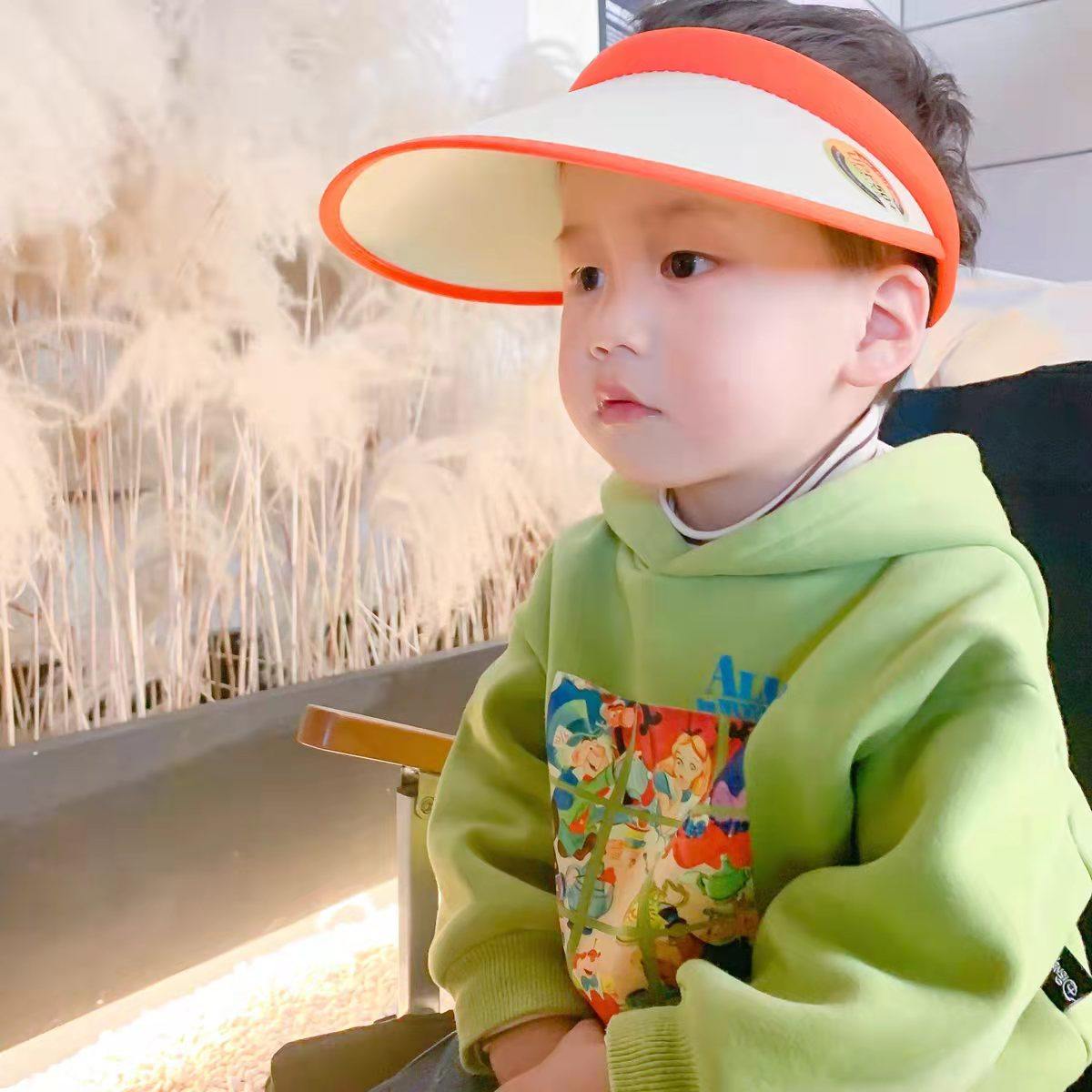儿童帽子夏季空顶帽UV防紫外线男女童遮阳帽可定制LOGO宝宝防晒帽,童装/婴儿装/亲子装,帽子,淘宝优惠券,粉丝福利购,淘宝优惠卷