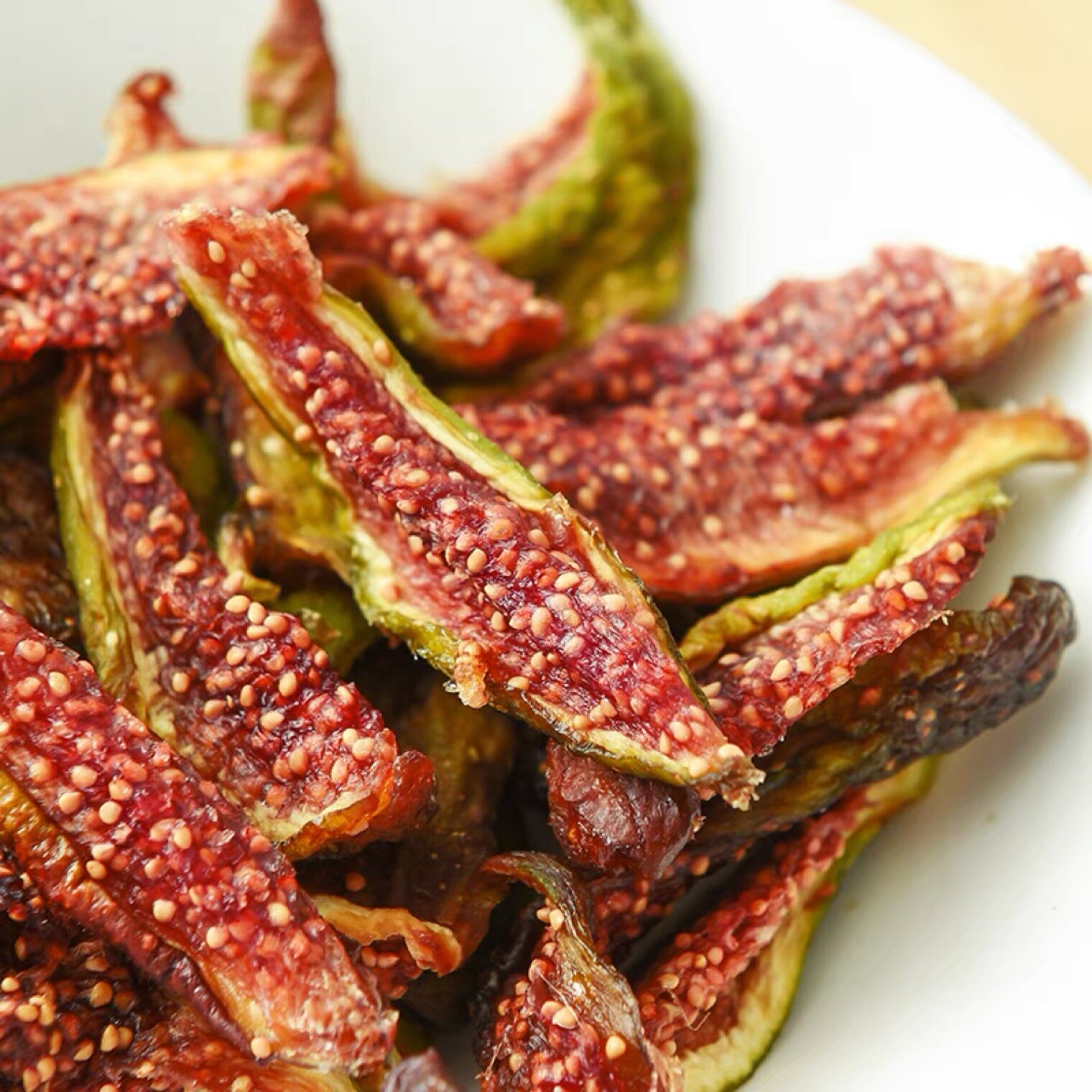 山东威海青皮无花果干不加糖鲜果烘干孕妇办公室零食250克冷藏