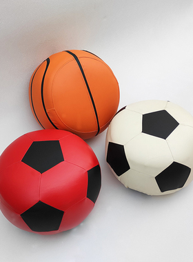 足球凳篮球个性矮凳入户换鞋凳网红沙发凳客厅茶几边凳儿童卡通凳