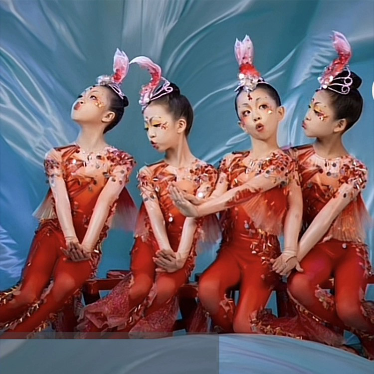 实木鱼凳子小荷风采鱼儿舞蹈服鱼儿欢歌演出服鲤鱼跃龙门舞台服装,童装/婴儿装/亲子装,儿童演出服,淘宝优惠券,粉丝福利购,淘宝优惠卷