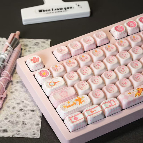百变小樱moa键帽pbt材质热升华