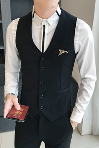 B302 MJ16 特 2021秋装潮男装 男士夜店工装马甲 持续出货图片