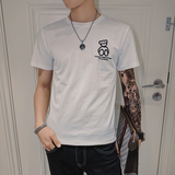 B302T2021春夏新款男印花短袖T恤无头社会风，男装T恤，电商B216（原B302）